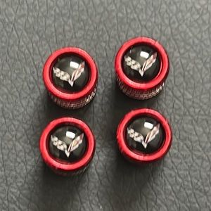 TIRE Valve Caps-Red
